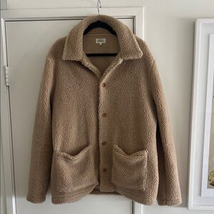 Hartford Men's Brown Sherpa Jacket. Only worn once or twice.